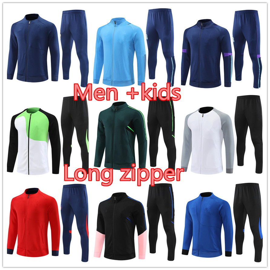 Men kids soccer jacket 20 22 Inter Barcelonaes Madrides Mens football training tracksuit Long zipper Sportswear jogging
Men kids soccer jacket 20 22 Inter Barcelonaes Madrides Mens football training tracksuit Long zipper Sportswear jogging