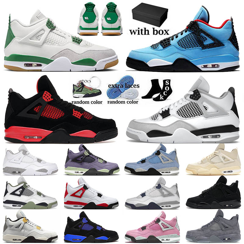 travis scott retro 4 Basketball Shoes men women Military Black Seafoam Offs White Sail J4 Red Thunder Jordas 4s Infrared Outdoor Sneakers Trainers With Box, B30 red cement 40-47
travis scott retro 4 Basketball Shoes men women Military Black Seafoam Offs White Sail J4 Red Thunder Jordas 4s Infrared Outdoor Sneakers Trainers With Box, B30 red cement 40-47