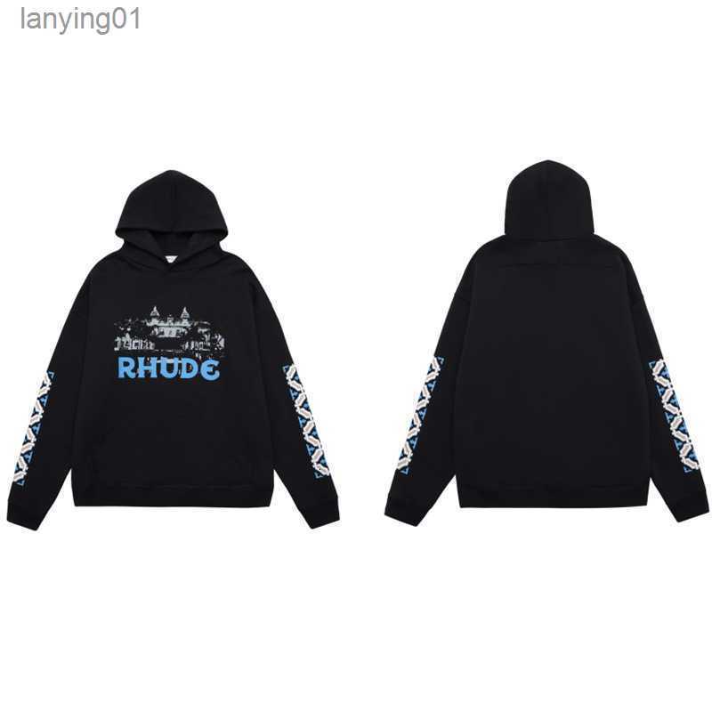 Men' Hoodie Crewneck Sweatshirt Fashion Brand Rhude Loose Pure Cotton Oversize for Men, Black
Men' Hoodie Crewneck Sweatshirt Fashion Brand Rhude Loose Pure Cotton Oversize for Men, Black