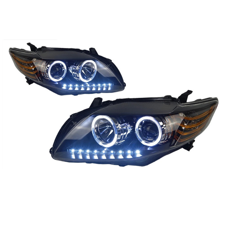 Car Headlights For Toyota Corolla 2008-20 10 Car LED Streamer Turn Signal Headlights Reverse Running Light Assembly