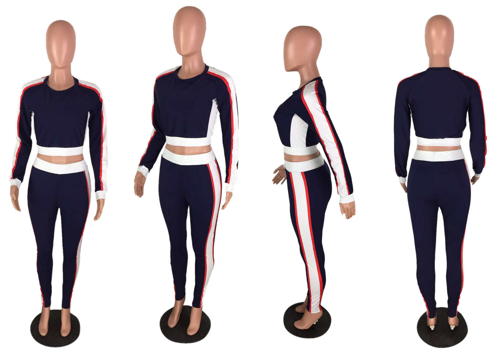 Women's Two Piece Pants Ladies Womenswear Sports Set Autunm Winter Long Sleeve TopPants Trouser 2 Piece Tracksuit Female Clothes Casual Outfits 2