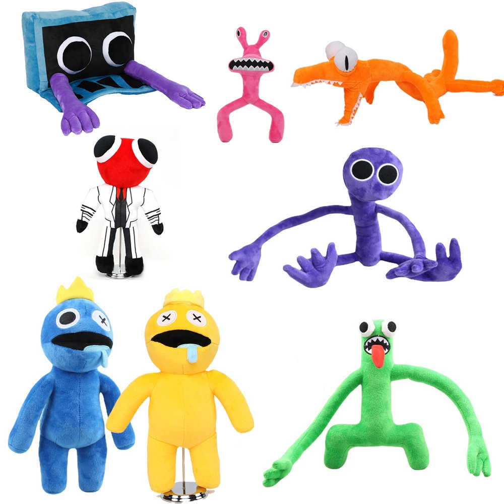 Stuffed Plush Animals 30cm Ro-blox Rainbow Friends Plush Toy Cartoon Game Character Doll Kawaii Blue Monster Soft Stuffed Animal Toys for Kids FansJ230308, 27cm
Stuffed Plush Animals 30cm Ro-blox Rainbow Friends Plush Toy Cartoon Game Character Doll Kawaii Blue Monster Soft Stuffed Animal Toys for Kids FansJ230308, 27cm