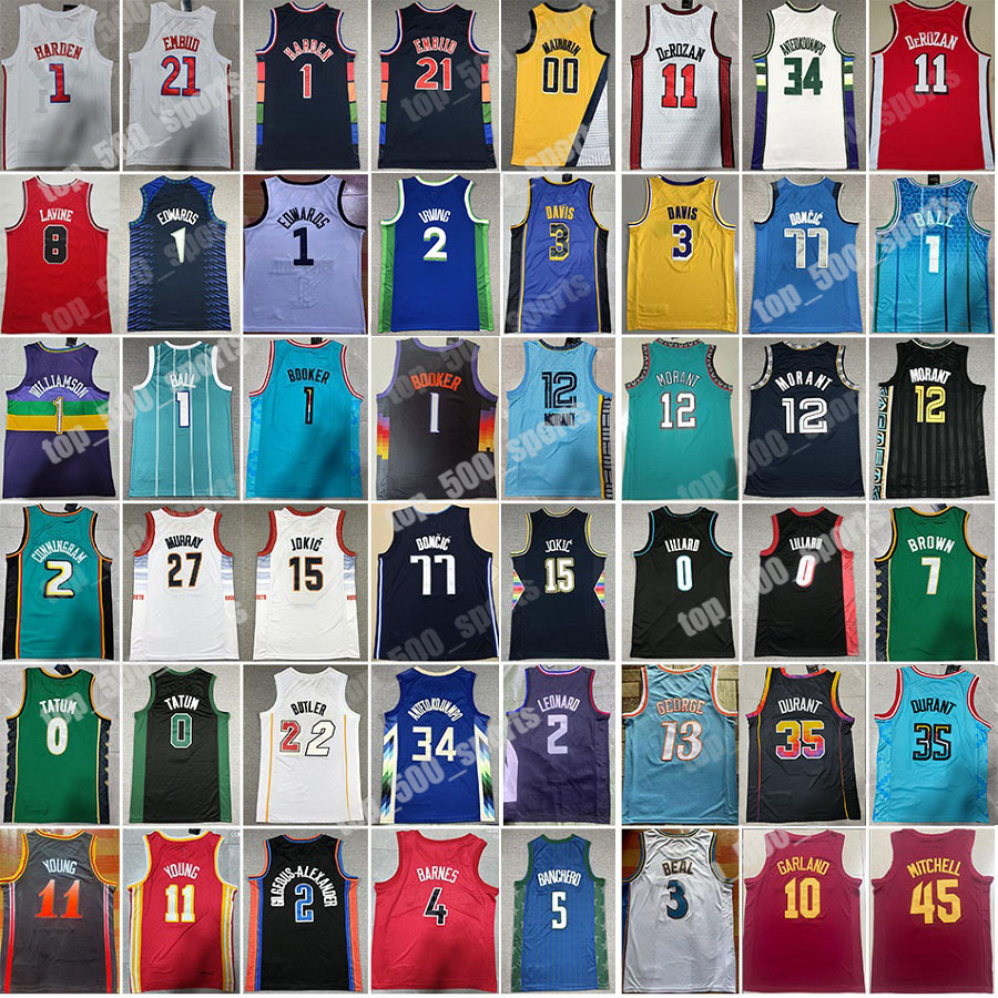 Basketball Ja Morant Jersey Stephen Curry LaMelo Ball Jimmy Butler Lillard Tatum Devin Booker Kevin Durant Luka Doncic Antetokounmpo Donovan Mitchell Harden City, Photo e
Basketball Ja Morant Jersey Stephen Curry LaMelo Ball Jimmy Butler Lillard Tatum Devin Booker Kevin Durant Luka Doncic Antetokounmpo Donovan Mitchell Harden City, Photo e