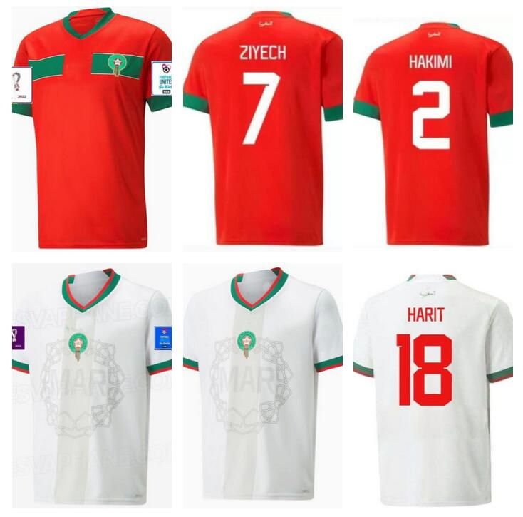 2022 Morocco National Team Mens Soccer Jerseys 22 23 Special Edition HAKIMI ZIYECH Home Red Away White Football Shirt SAISS EL- ARABI FAJR EN-NESYRI Short Sleeve
2022 Morocco National Team Mens Soccer Jerseys 22 23 Special Edition HAKIMI ZIYECH Home Red Away White Football Shirt SAISS EL- ARABI FAJR EN-NESYRI Short Sleeve