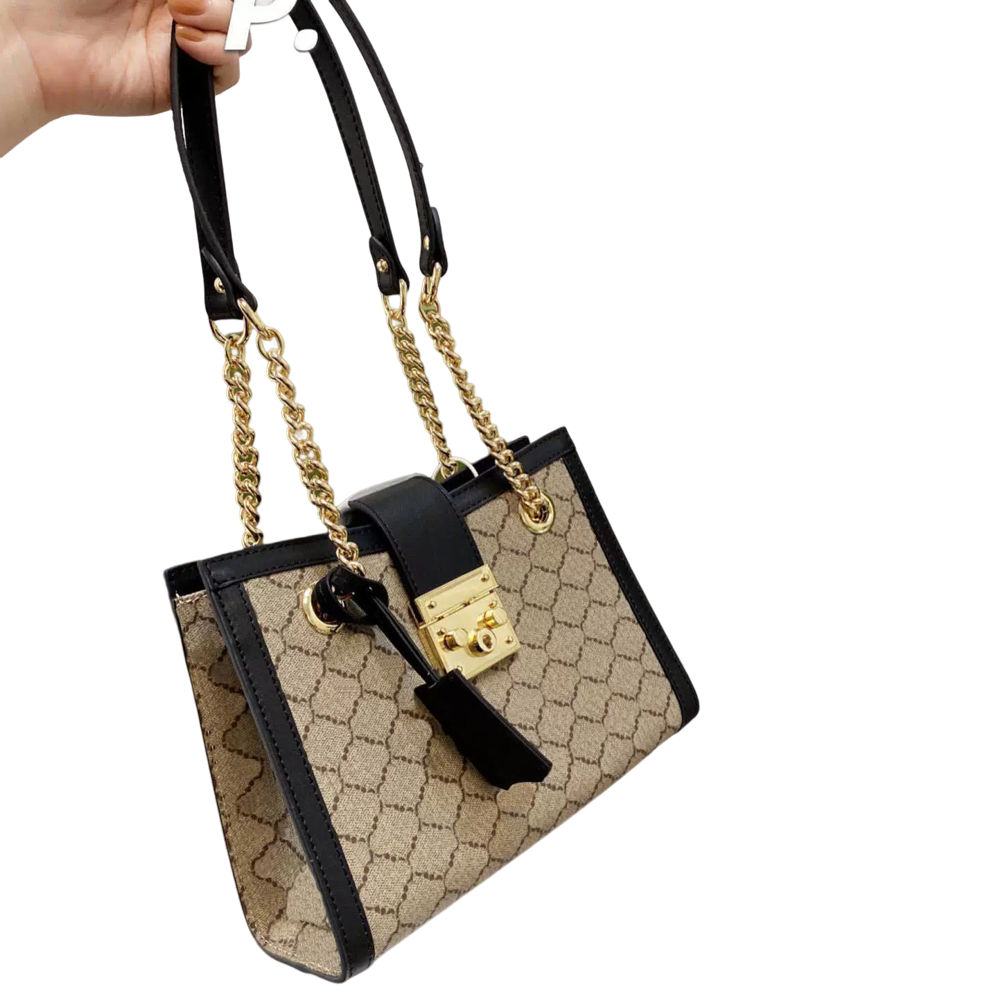 Designer Handbag Padlock Chains Totes Womens Shoulder Bags Luxurys G Large Totes Bag 2 Size Woman Crossbody Ladies Shopping Bag Handbag 23ss, Black
Designer Handbag Padlock Chains Totes Womens Shoulder Bags Luxurys G Large Totes Bag 2 Size Woman Crossbody Ladies Shopping Bag Handbag 23ss, Black