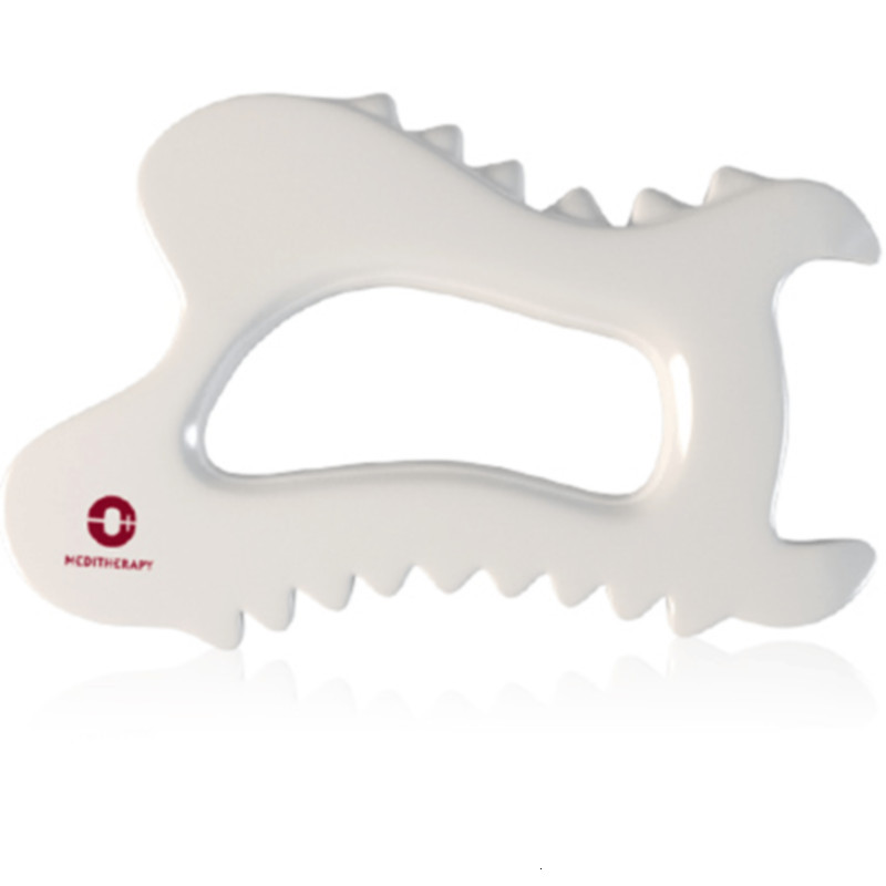 Other Massage Items Ceramic Gua Sha board skin scraping tools face massager MEDITHERAPY whole body carving point acupuncture open back 230308