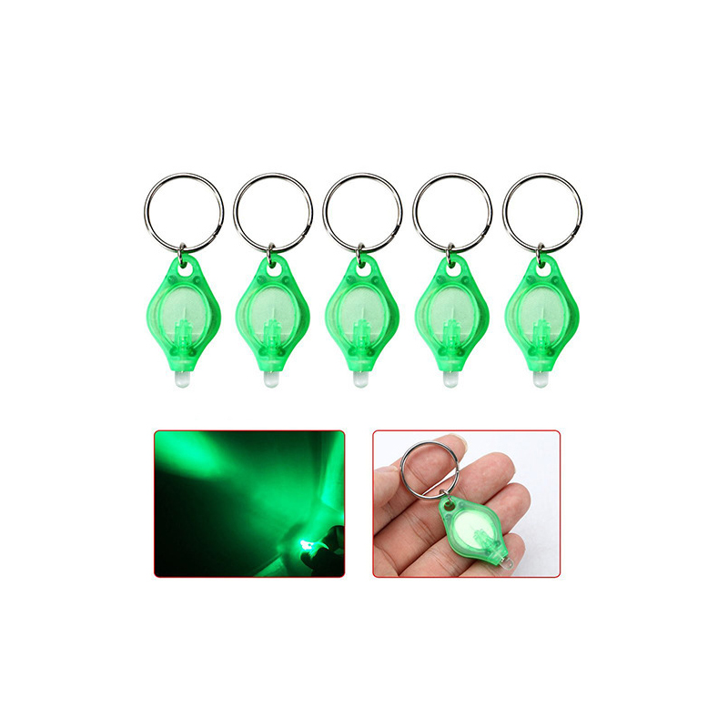 UV Mini LED Keychain Ring Light 395nm White Red Green Blue Purple Flashlight Bright Tiny Light Torch led Keychain Flashlight