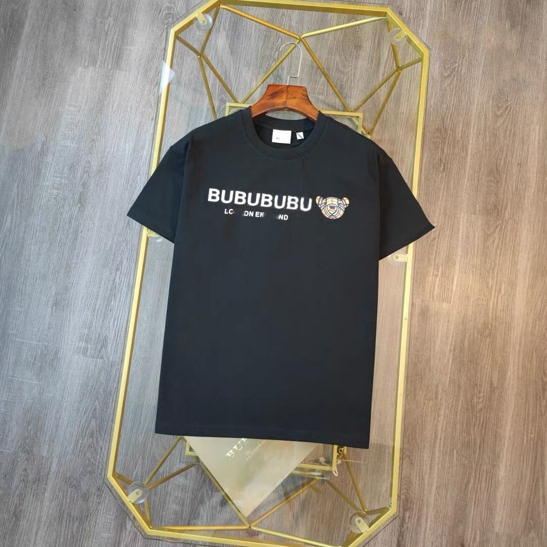 2023 summer new European and American trend plaid bear letter print round neck short sleeve T-shirt men and women' lovers, White
2023 summer new European and American trend plaid bear letter print round neck short sleeve T-shirt men and women' lovers, White