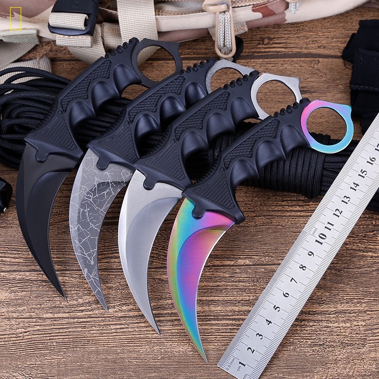 7.48'' Fixed Blade Knife with Sheath cs go Karambit Knife Outdoor Survival Tactical Camping Hunting Knives EDC Self-defe
7.48'' Fixed Blade Knife with Sheath cs go Karambit Knife Outdoor Survival Tactical Camping Hunting Knives EDC Self-defe