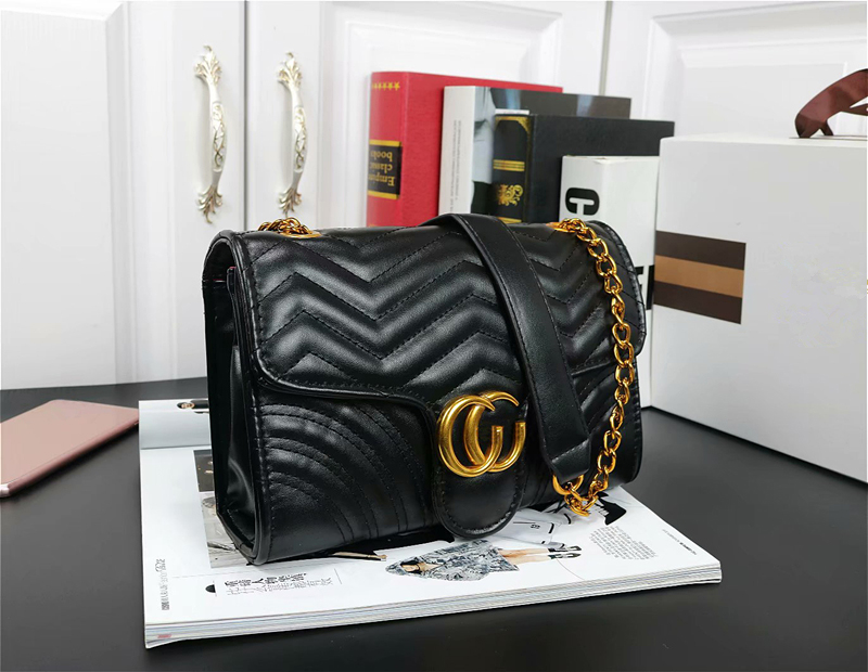 Designer Luxury GGs Bags For Womens Handbags Crossbody Purses ggitys Large Capacity Versatile Totes Multicolour Fashion Lnclined Shoulder Black Wallet