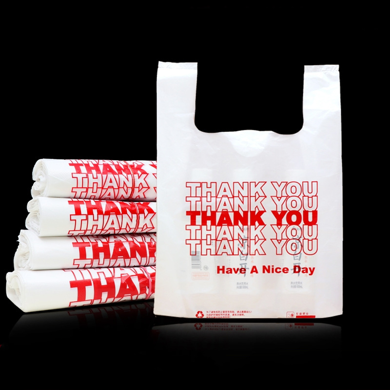 Thank You T-Shirt Bags Plastic Bulk Shopping Restaurant Bag T-Shirt Plastic Packaging Bags White
Thank You T-Shirt Bags Plastic Bulk Shopping Restaurant Bag T-Shirt Plastic Packaging Bags White