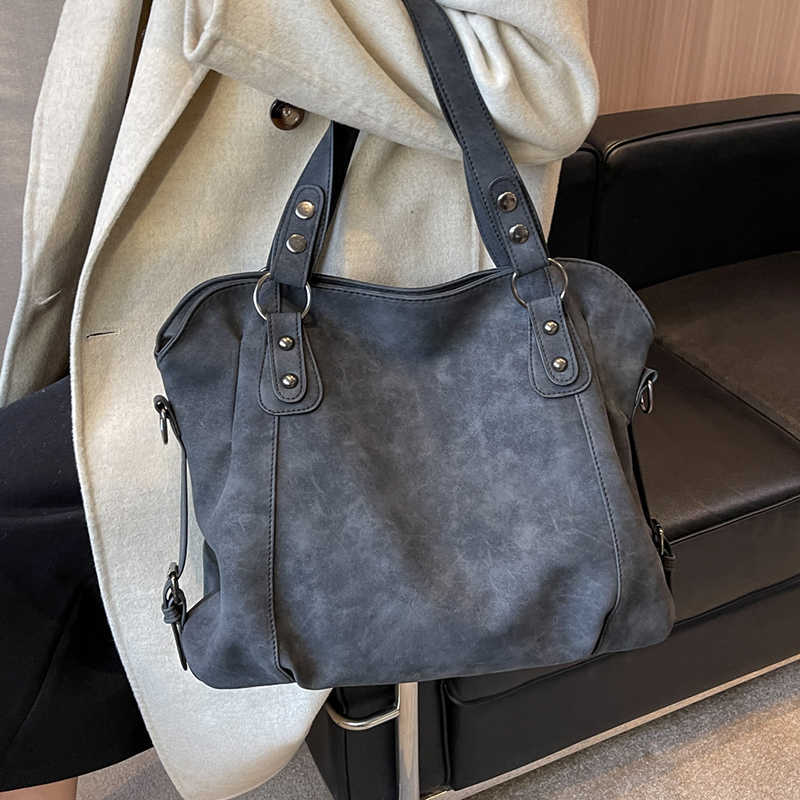 HBP Fashion Leather Shoulder Side Bag For Women Tend Female Simple Large High Capacity Handbags And Purses