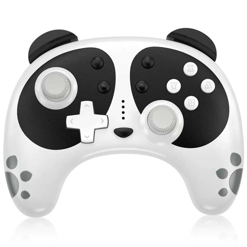 New Wireless Bluetooth Gamepad Controller Cute Panda Game Controllers For Switch Console/Switch Pro Gamepads Controllers Joystick Support NFC Function