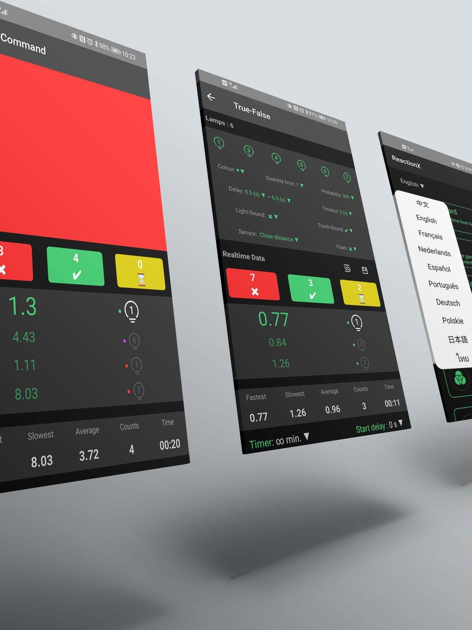 Accessories quelingreaction training light lamp speed agility response equipment boxing react Sensory agile fitlight blazepod kendo 230308