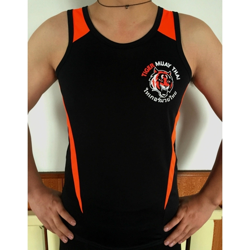 Boxing Robes Black Tiger Muay Thai MMA training vest breathable absorbent mma muay thai clothingshort mma man boxing shorts jaco short 230309