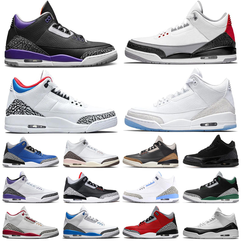 Jumpman 3s 3 Basketball Shoes Cardinal Red Dark Iris Muslin Racer Blue Pine Green Cool Grey Fragment UNC laser Orange Georgetown Retro Men Women Trainers Size 36-47, As shown 16
Jumpman 3s 3 Basketball Shoes Cardinal Red Dark Iris Muslin Racer Blue Pine Green Cool Grey Fragment UNC laser Orange Georgetown Retro Men Women Trainers Size 36-47, As shown 16