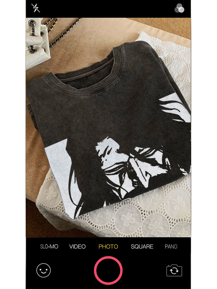 Men s T Shirts Japanese Anime Bleach T Shirt Men Washed Kurosaki Ichigo Graphic Tees Funny Harajuku Cartoon Zaraki Kenpachi T shirts Male 230308