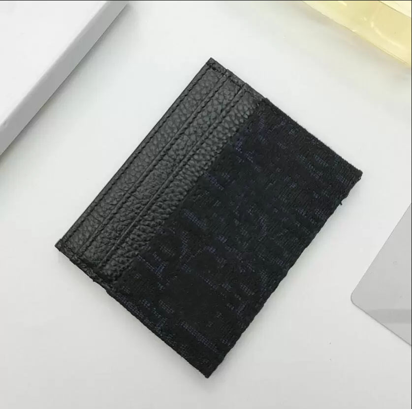 Wholesale fashion canvas credit Card Holders embroidery woman Letter man mini wallet Designer pure color Black free with box
Wholesale fashion canvas credit Card Holders embroidery woman Letter man mini wallet Designer pure color Black free with box
