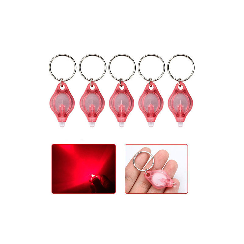 UV Mini LED Keychain Ring Light 395nm White Red Green Blue Purple Flashlight Bright Tiny Light Torch led Keychain Flashlight