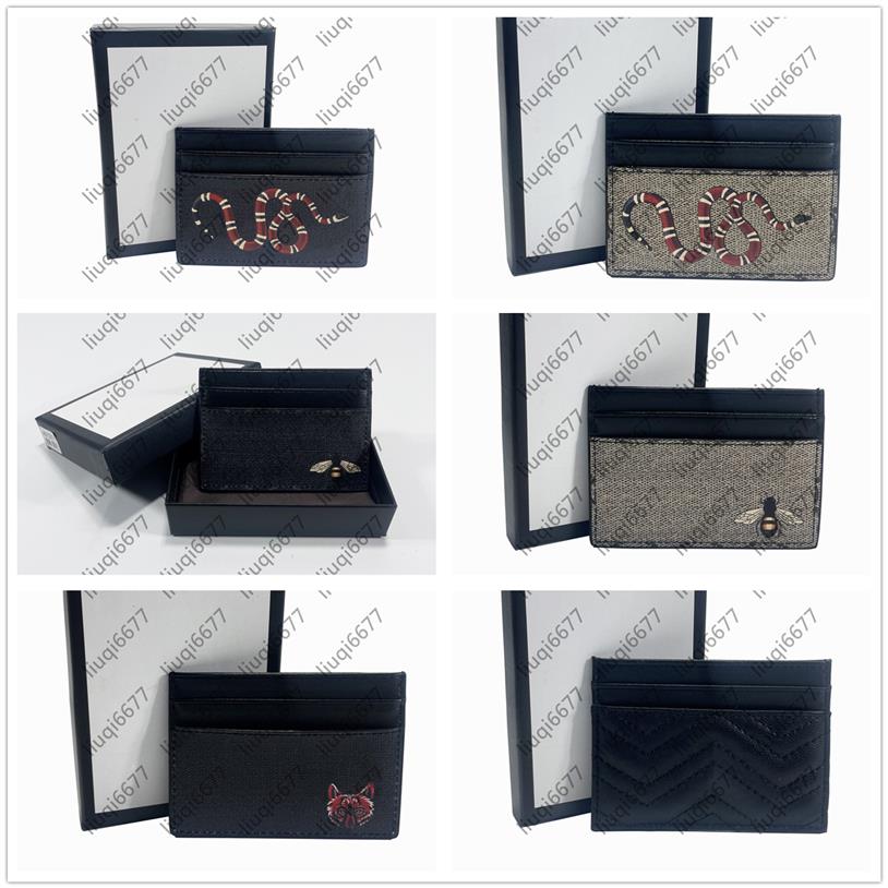 New Men Women Fashion Holders Black coffee snake tiger bee Classic Casual Credit Card ID Holder Leather Ultra Slim Wallet Packet B225h, Black snake
New Men Women Fashion Holders Black coffee snake tiger bee Classic Casual Credit Card ID Holder Leather Ultra Slim Wallet Packet B225h, Black snake