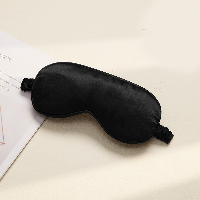 Polyester Silk Eye Cover Sleep Mask for Home Adjustable Noon Break Travel Relax Eye mask Template Soft and Breathable Party Sleepover Relax Aid Blindf