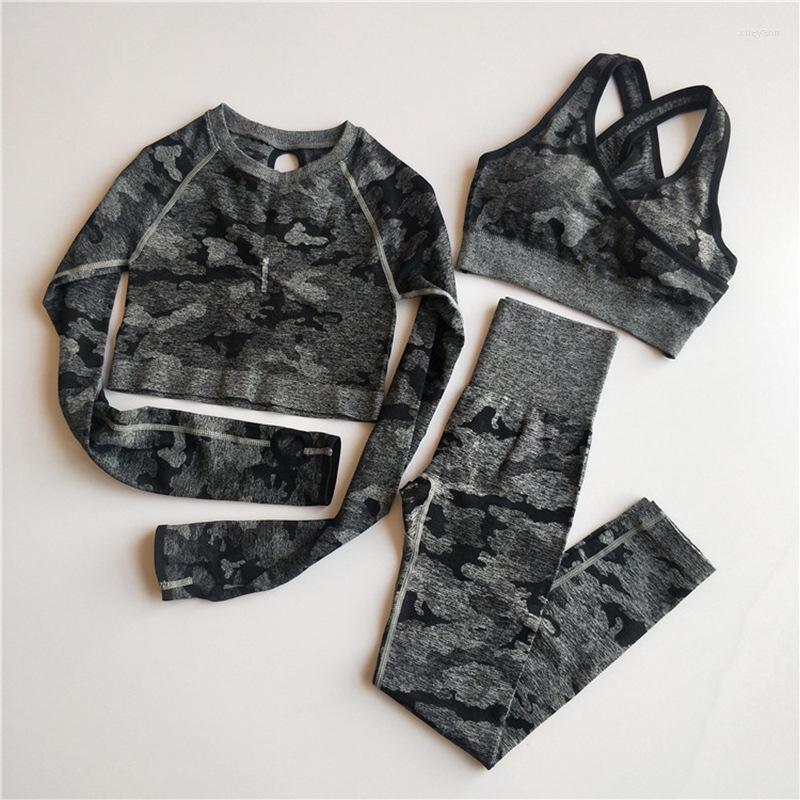 Active Sets Women Sportswear Gym Clothing Yoga Set Camouflage Fitness Sports Suits Bra Long Sleeve Crop Top Seamless Leggings 2PC, Black bra and pants
Active Sets Women Sportswear Gym Clothing Yoga Set Camouflage Fitness Sports Suits Bra Long Sleeve Crop Top Seamless Leggings 2PC, Black bra and pants