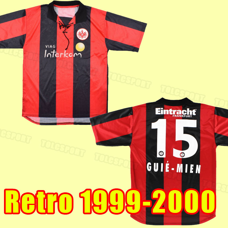 Eintracht Frankfurt 1999 2000 retro soccer jerseys 99 00 vintage classic football shirt CUSTOM Fjortoft Heldt Yang Chen Salou Guie-Mien
Eintracht Frankfurt 1999 2000 retro soccer jerseys 99 00 vintage classic football shirt CUSTOM Fjortoft Heldt Yang Chen Salou Guie-Mien