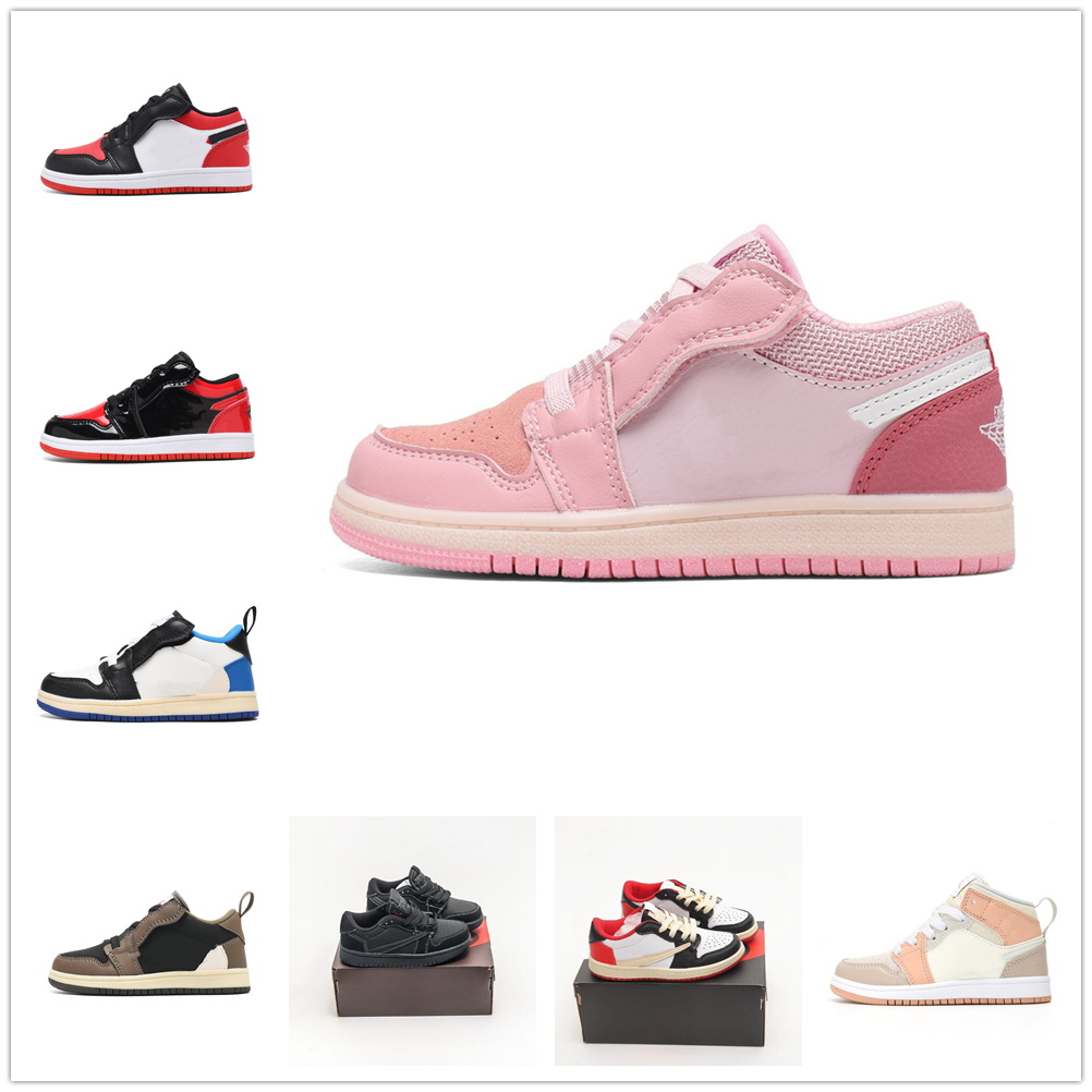 2023 Kids Shoes 1s Travis Scotts 1 Low Basketball Designer Sneakers Reverse Mocha Baby Trainers Youth Boys Kid Shoe Pine Green Toddler Infants Fragment Black Phantom, Gift
2023 Kids Shoes 1s Travis Scotts 1 Low Basketball Designer Sneakers Reverse Mocha Baby Trainers Youth Boys Kid Shoe Pine Green Toddler Infants Fragment Black Phantom, Gift