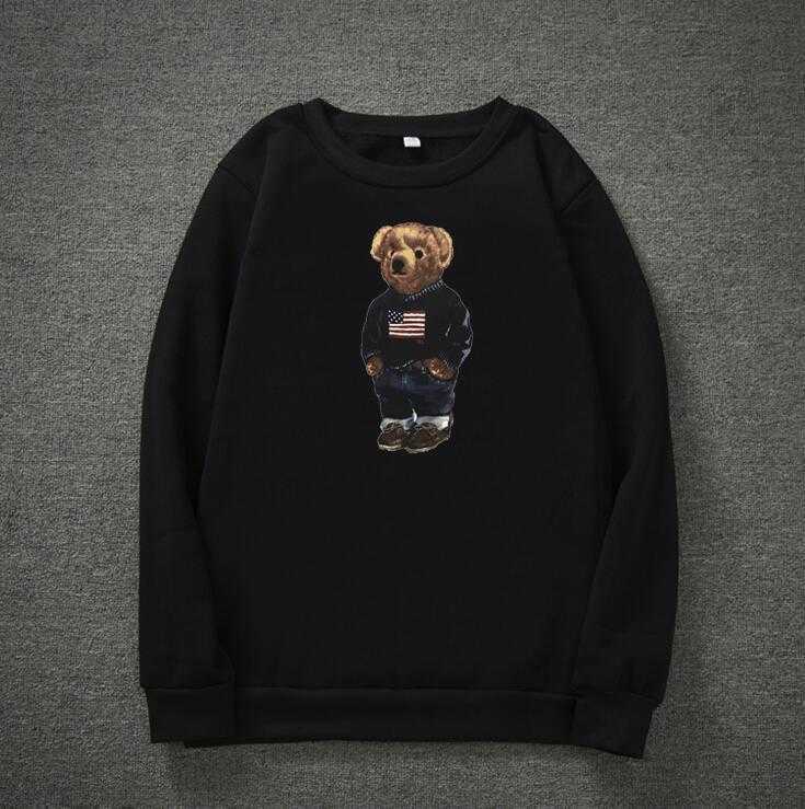 Winter thick bear print hoodies for men long sleeve pullover s designer fashion o neck free shipping 23JQV, White
Winter thick bear print hoodies for men long sleeve pullover s designer fashion o neck free shipping 23JQV, White
