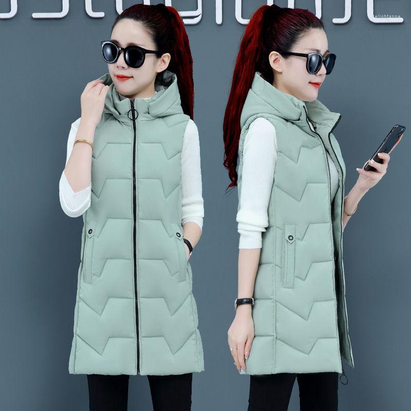 Women's Vests 4XL Autumn And Winter Down Cotton Vest Women's Mid-Length Jacket Slim Hooded Female Waistcoat, Black
Women's Vests 4XL Autumn And Winter Down Cotton Vest Women's Mid-Length Jacket Slim Hooded Female Waistcoat, Black