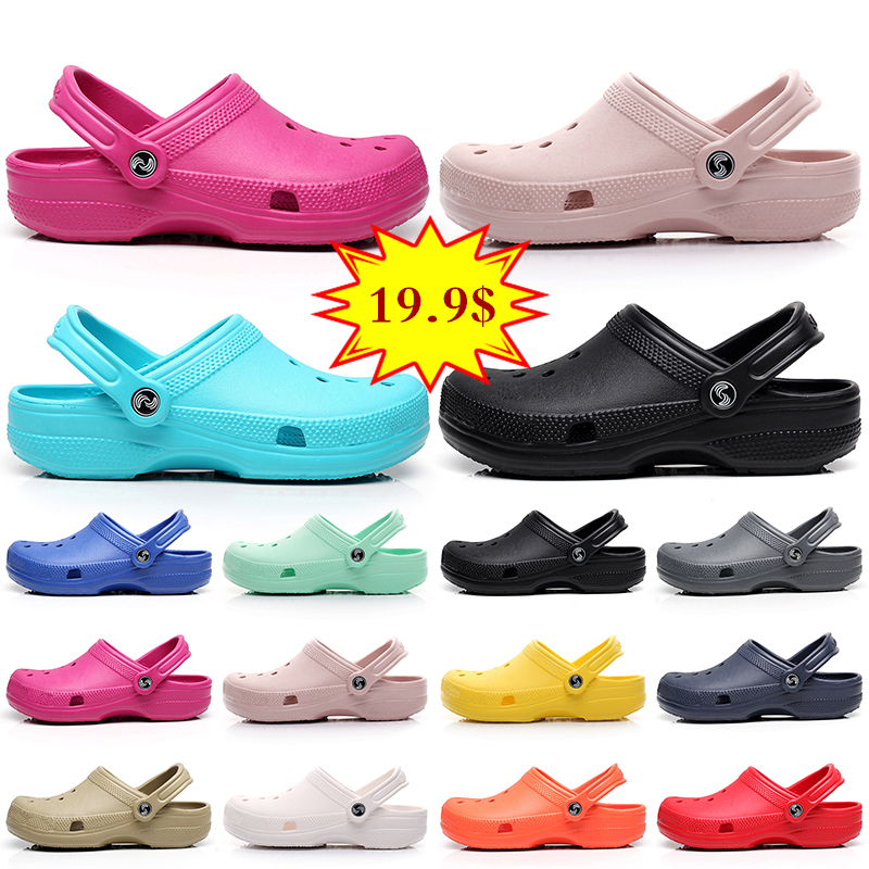 Croc Clog Men Women Designer Sandals Slides Slippers Croos Clogs Triple White Purple Navy Blue Khaki Waterproof Shoes Hospital Nursing Sneakers Size M4-M11, 19 navy
Croc Clog Men Women Designer Sandals Slides Slippers Croos Clogs Triple White Purple Navy Blue Khaki Waterproof Shoes Hospital Nursing Sneakers Size M4-M11, 19 navy