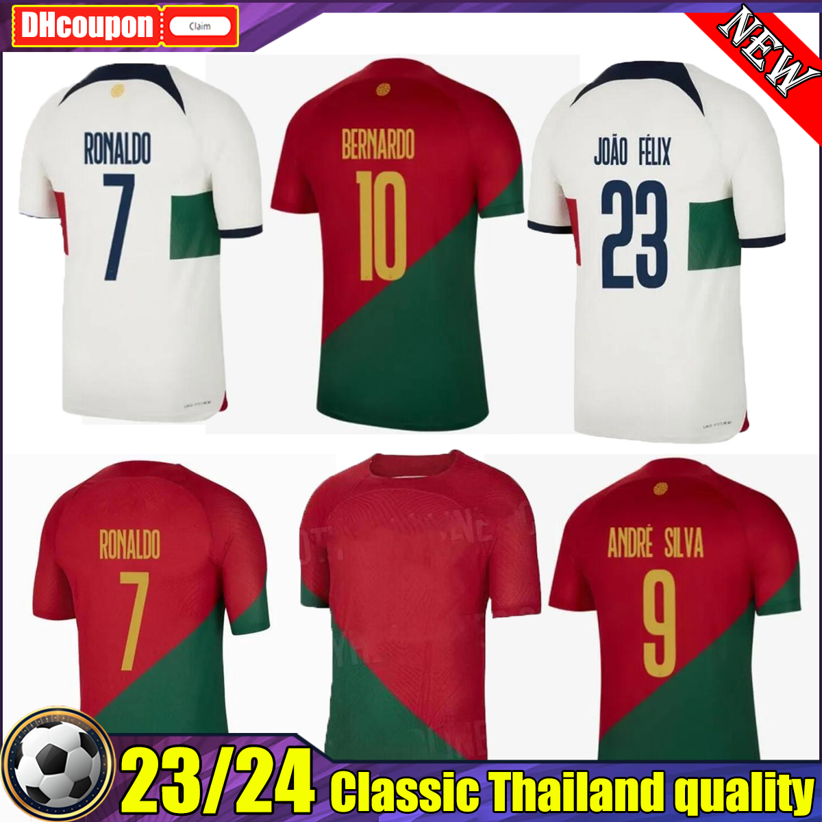 FERNANDES 22 23 JOAO FELIX soccer jerseys Portugal RUBEN NEVES BRUNO RONALDO 2022 Portuguese football shirt DIEGO J. OTAVIO uniform PLAYER VERSION top thai quality, 01 player version
FERNANDES 22 23 JOAO FELIX soccer jerseys Portugal RUBEN NEVES BRUNO RONALDO 2022 Portuguese football shirt DIEGO J. OTAVIO uniform PLAYER VERSION top thai quality, 01 player version