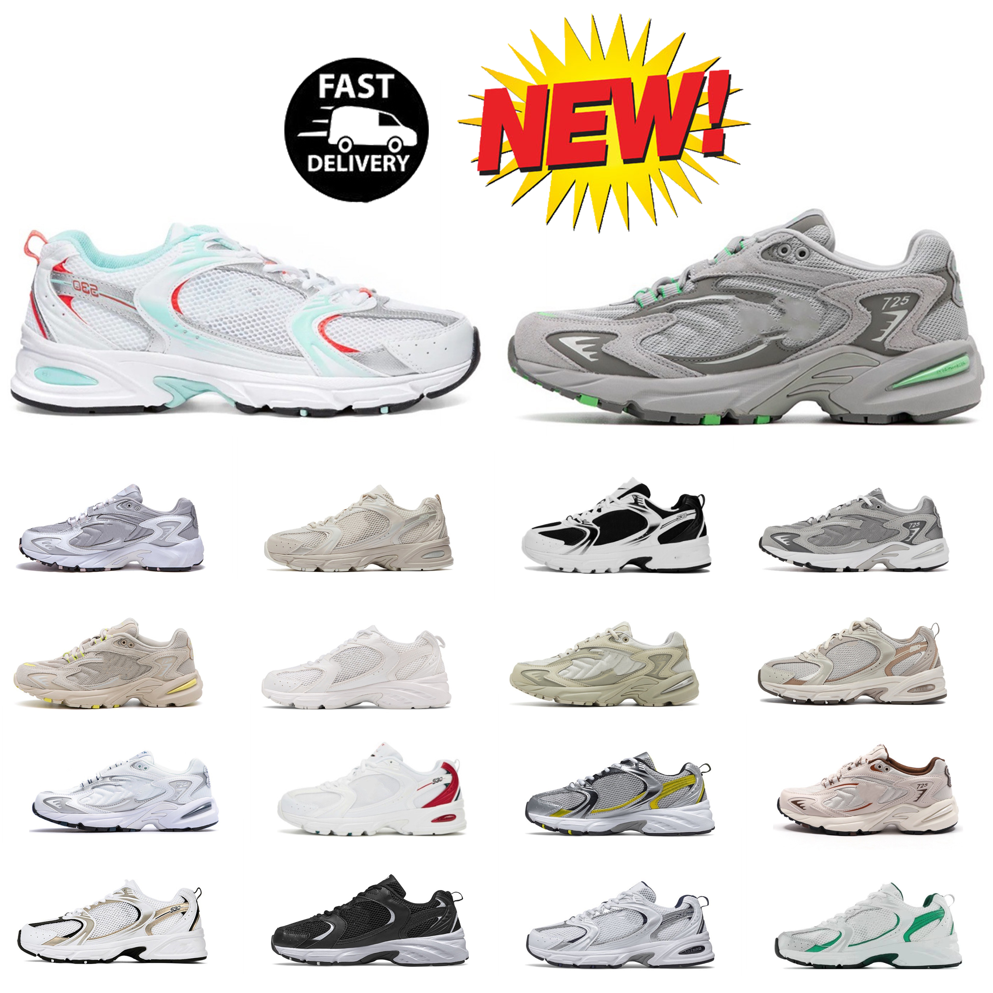 2002 New NB 530 Mens Running Shoes men women Rice white gray beige white blue black pink red yellow trainers sports sneakers 990 725, #1
2002 New NB 530 Mens Running Shoes men women Rice white gray beige white blue black pink red yellow trainers sports sneakers 990 725, #1