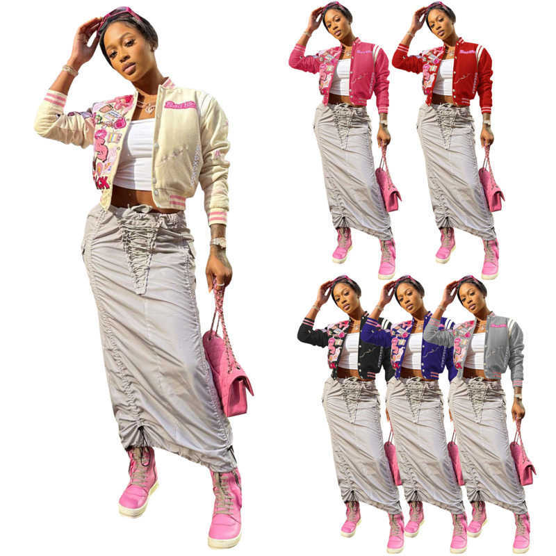 Wholesale Designer Spring Short Style Women Outerwear Baseball Long Sleeve Printed Streetwear Jacket, Purple
Wholesale Designer Spring Short Style Women Outerwear Baseball Long Sleeve Printed Streetwear Jacket, Purple