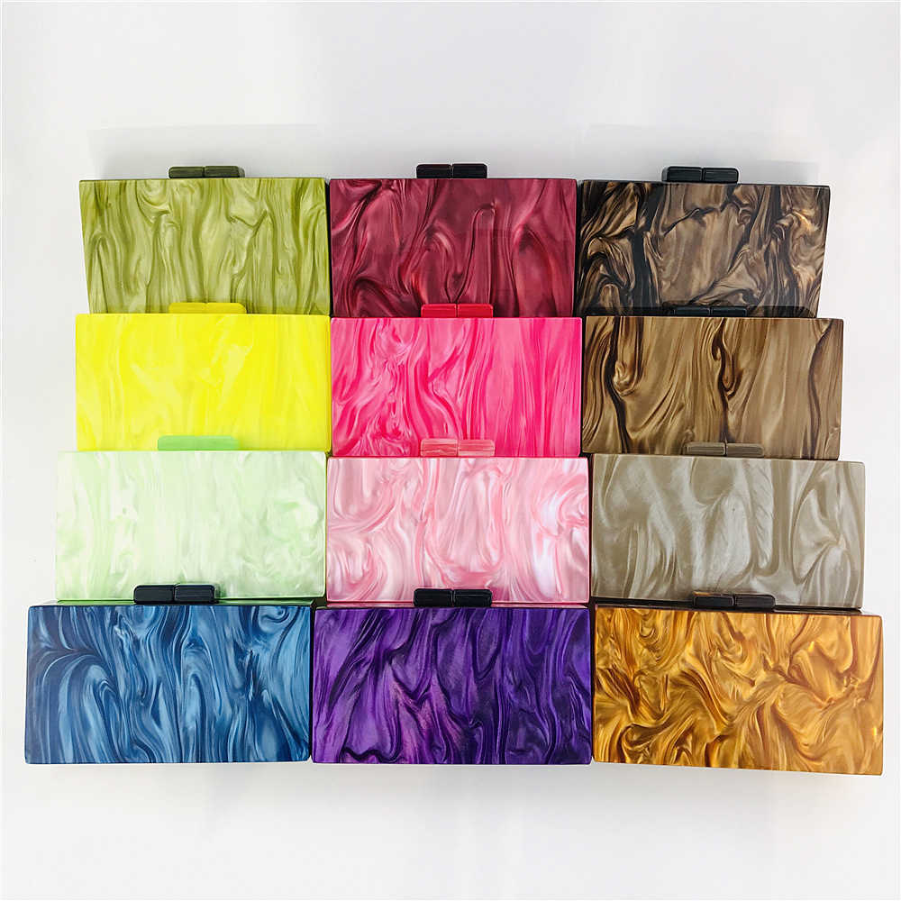 Hengmei new Dinner Bag big grain pearl acrylic women's bag lady's hand bag acrylic bag 230309