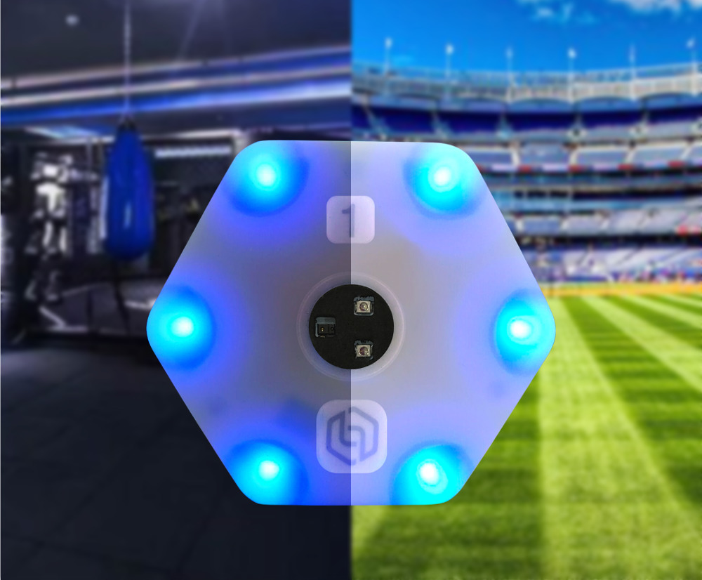 Accessories quelingreaction training light lamp speed agility response equipment boxing react Sensory agile fitlight blazepod kendo 230308