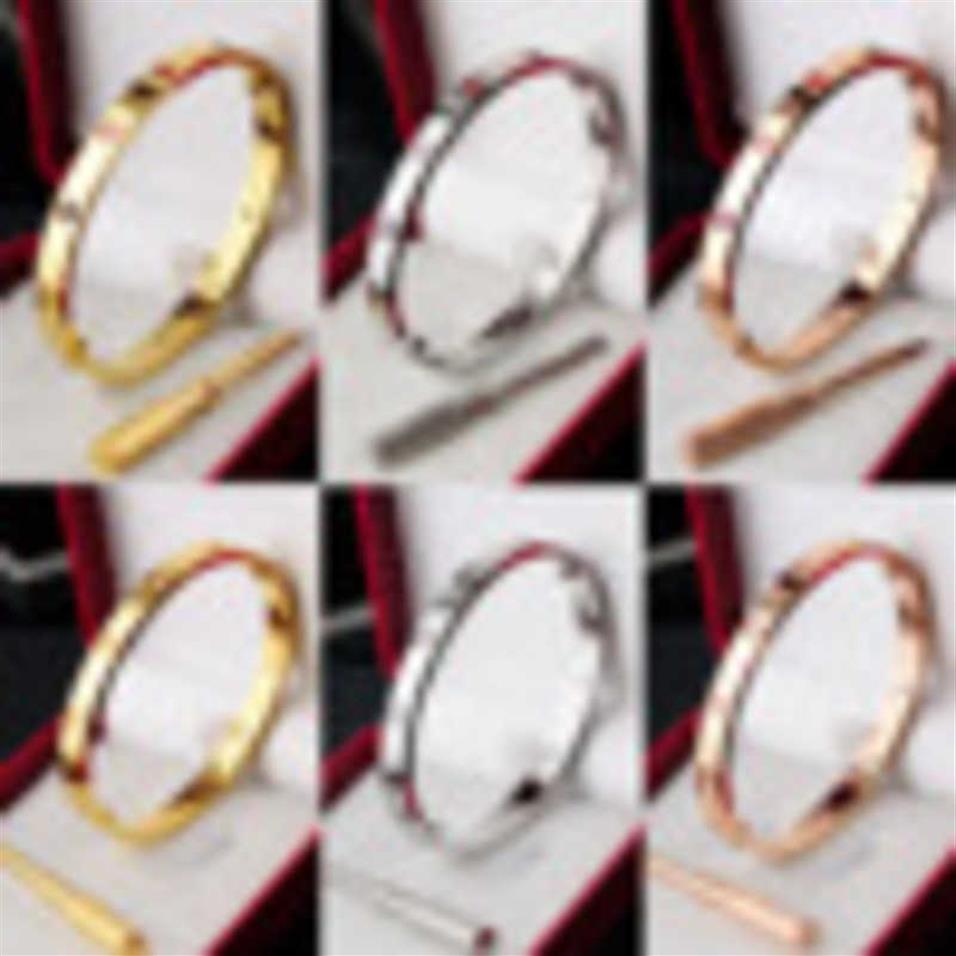 Womens Love Bracelets Bangles Classic For Lover Fashion Unisex Bracelet Wristband Wedding Bangle Valentine'S Day With Box Siz261l
Womens Love Bracelets Bangles Classic For Lover Fashion Unisex Bracelet Wristband Wedding Bangle Valentine'S Day With Box Siz261l