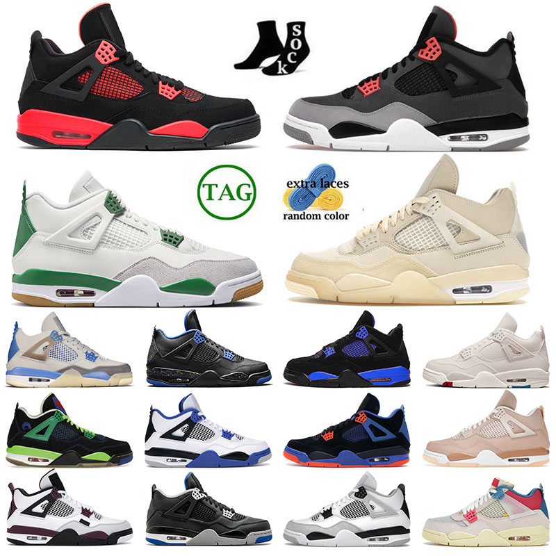 Jmpman 4 basketball shoe sports sneaker smens womens top new Sail Doernbecher Cactus Jack Pine Green Sophomore Album Pure Money Red Thunder train