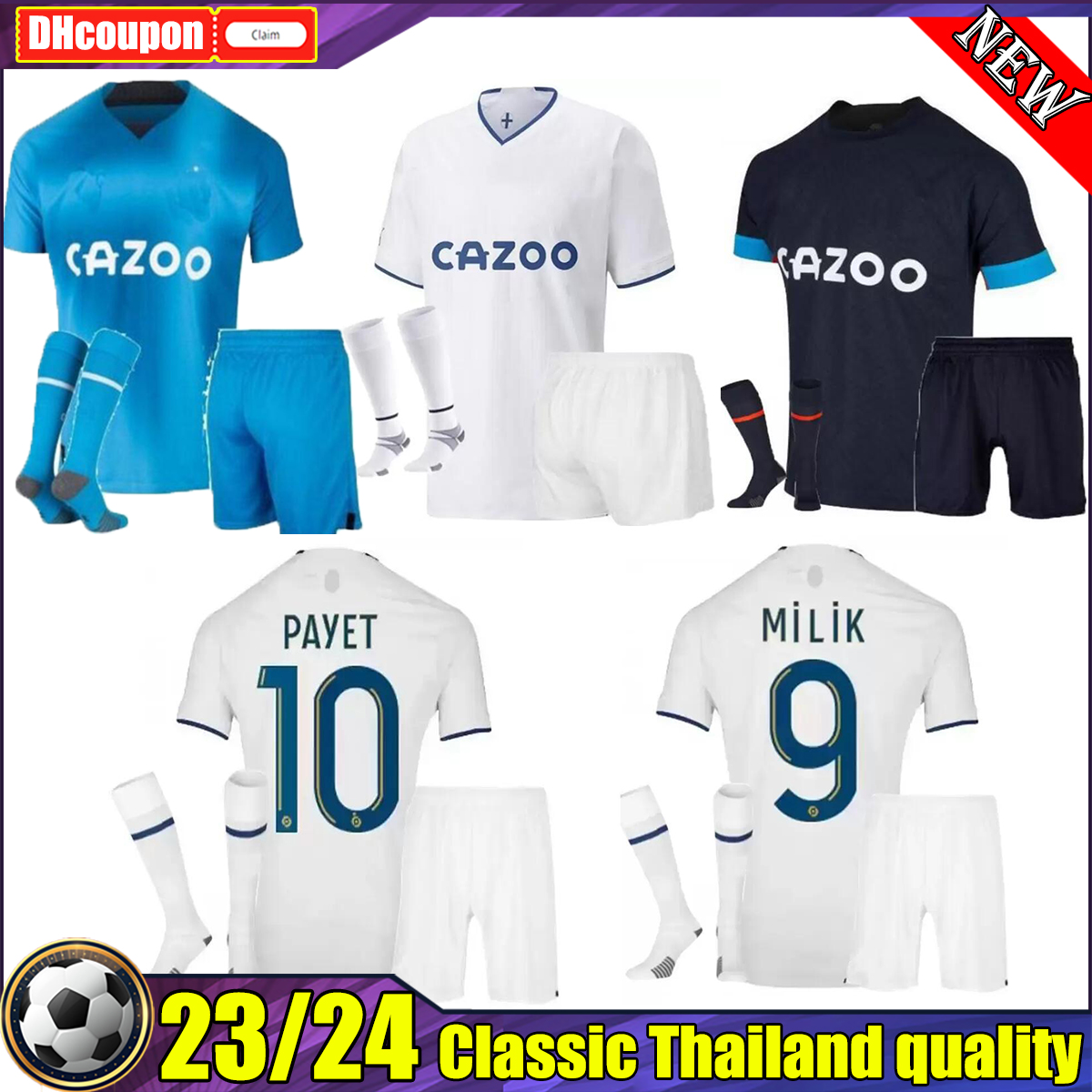 GUENDOUZI Marseilles 2022 2023 Soccer jerseys OM Maillot Foot ALEXIS CUISANCE PAYET GERSON CLAUSS UNDER 22 23 MILIK Football shirt men kids kit socks top thai quality, 07
GUENDOUZI Marseilles 2022 2023 Soccer jerseys OM Maillot Foot ALEXIS CUISANCE PAYET GERSON CLAUSS UNDER 22 23 MILIK Football shirt men kids kit socks top thai quality, 07