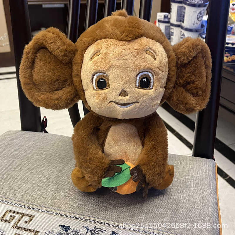 Stuffed Plush Animals 2023 Russia Movie Cheburashka Monkey Plush Toy 20cm/30cm Sleep Baby Toys For Kids Children GiftJ230308