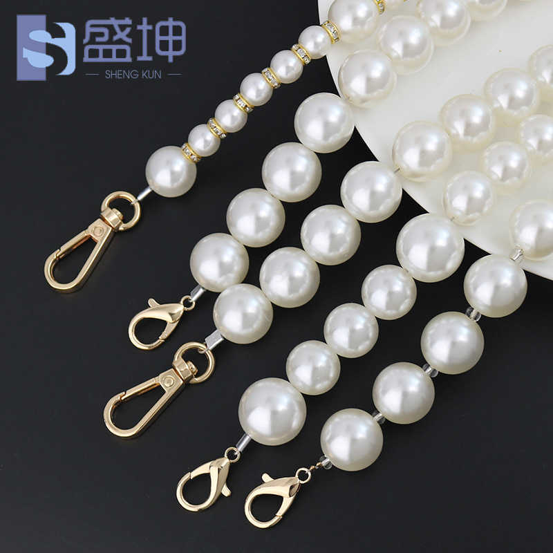 Diamond Pearl Bag Chain Spring and Summer Diy Decorative Pearl Bag Chain Strap 230309