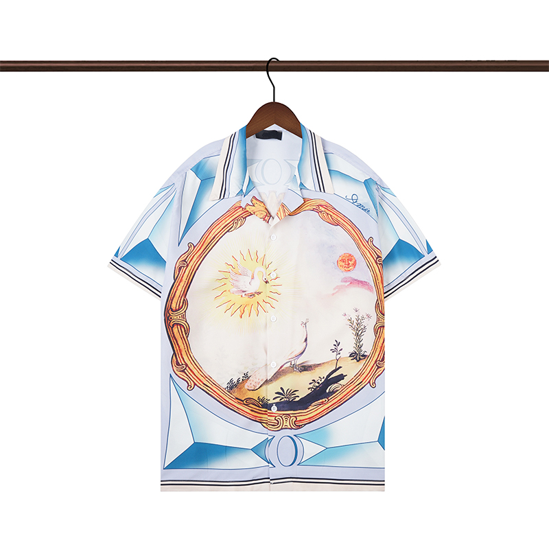 Mens Flower Print Shirts Casual Button Down Short Sleeve Hawaiian Shirt Suits Summer Beach Designer Dress Shirts, As the picture shows
Mens Flower Print Shirts Casual Button Down Short Sleeve Hawaiian Shirt Suits Summer Beach Designer Dress Shirts, As the picture shows