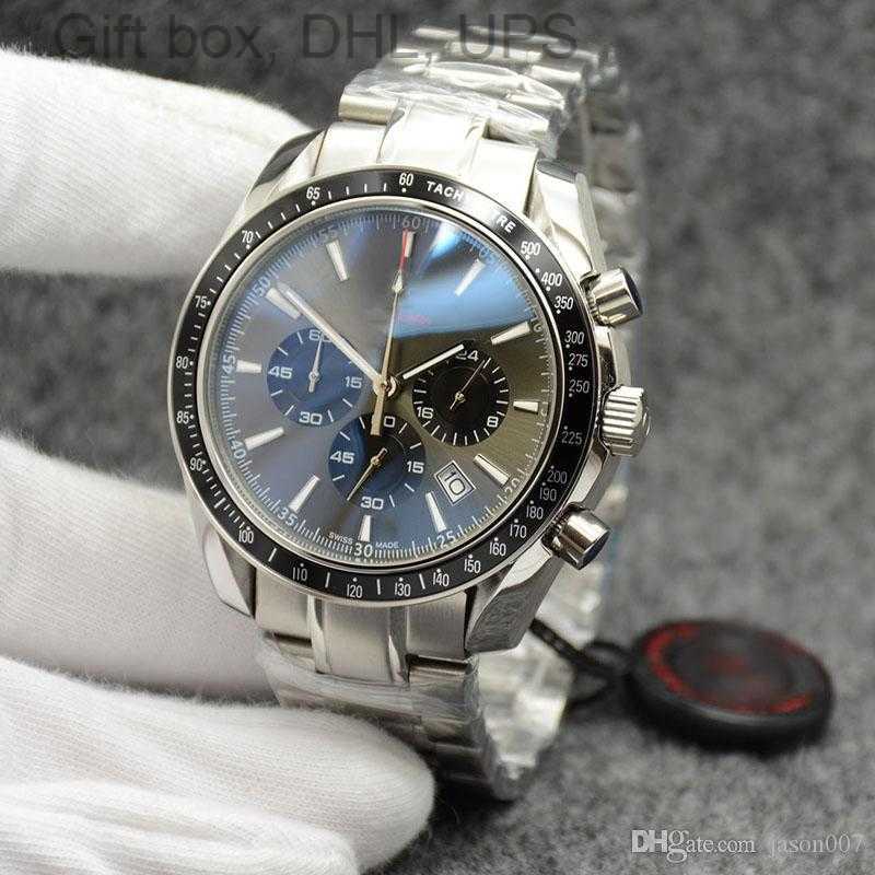 multifunctional reprint Luxury High Grade 44mm Chronograph Mens Watches Omg Red Hands Steel Lether Strap Fixed Bezel Men Watches 904l Gift
multifunctional reprint Luxury High Grade 44mm Chronograph Mens Watches Omg Red Hands Steel Lether Strap Fixed Bezel Men Watches 904l Gift