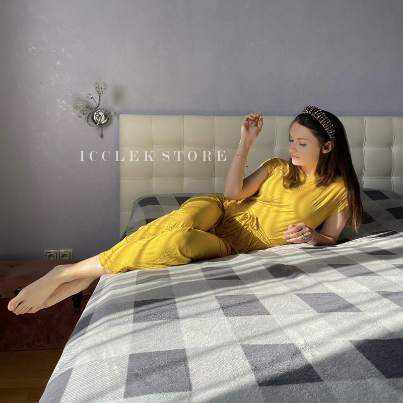 Women's Sleepwear Modal Cotton Women's Pajamas 2 Piece Set Spring And Summer Loose Sleeveless Round Neck Home Clothes Comfortable Pajama Pan