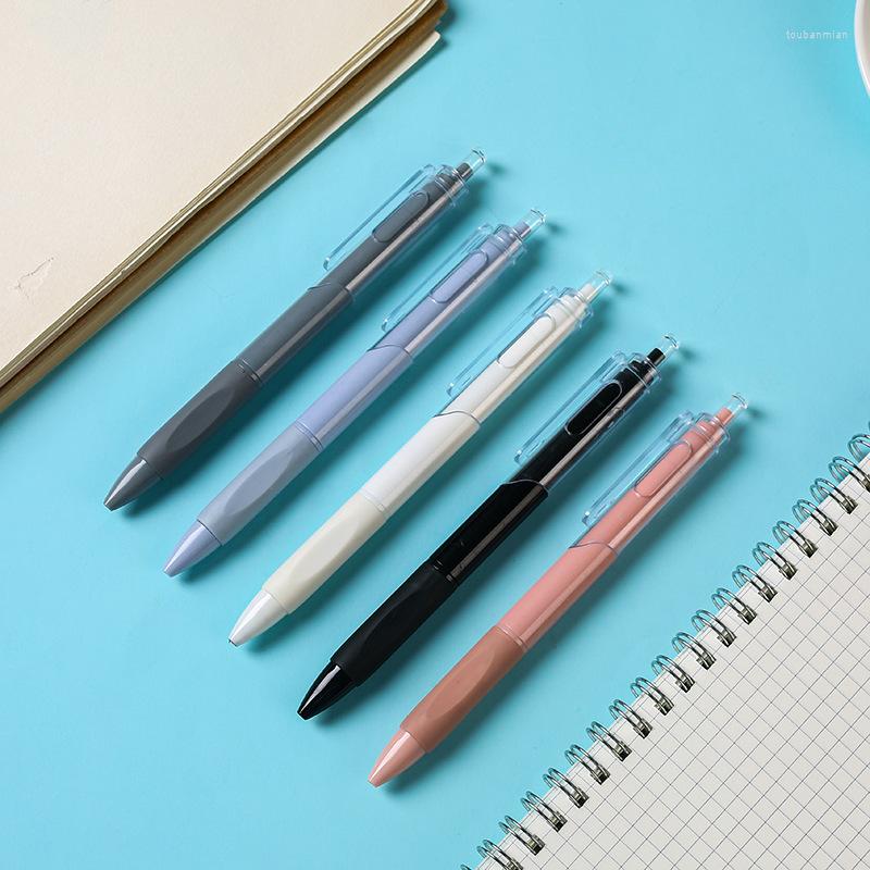 Pcs /lot Solid Color Press Gel Pen School Supplies 0.5mm Black Ink Students Writing Stationery
Pcs /lot Solid Color Press Gel Pen School Supplies 0.5mm Black Ink Students Writing Stationery
