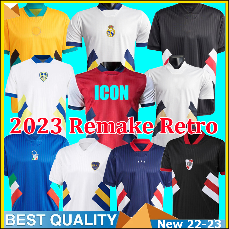 2023 Remake Retro Soccer Jerseys ICONS player version italia leeds Boca Juniors Bayern Flamengo Real Madrids River Plate retro jersey kit Kit Collection sets
2023 Remake Retro Soccer Jerseys ICONS player version italia leeds Boca Juniors Bayern Flamengo Real Madrids River Plate retro jersey kit Kit Collection sets