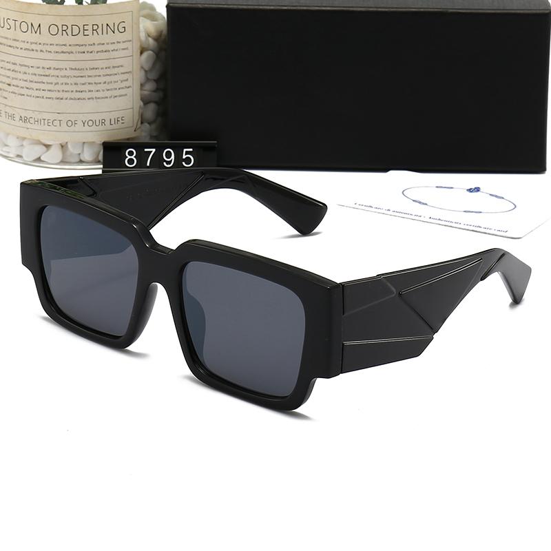 Polarized Designer Sunglass Fashion Sunglasses Women Men Sun glass Full Brame Goggle Adumbral 8 Color Option Eyeglasses Beach Outdoor