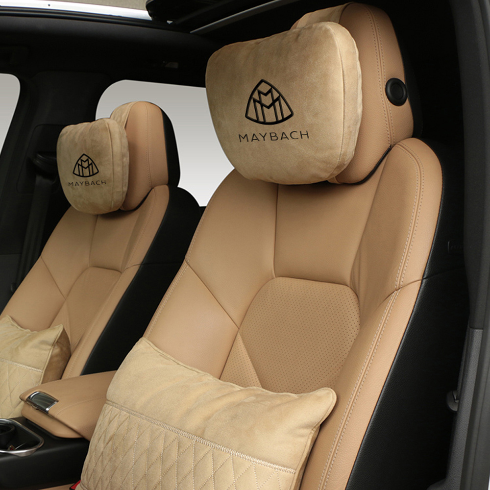 Embroidery Car Headrest Ultra Soft Suede Pillow Car Seat Rest Cushion Headrest Car Neck Pillow For Maybach S-Class headrest
Embroidery Car Headrest Ultra Soft Suede Pillow Car Seat Rest Cushion Headrest Car Neck Pillow For Maybach S-Class headrest