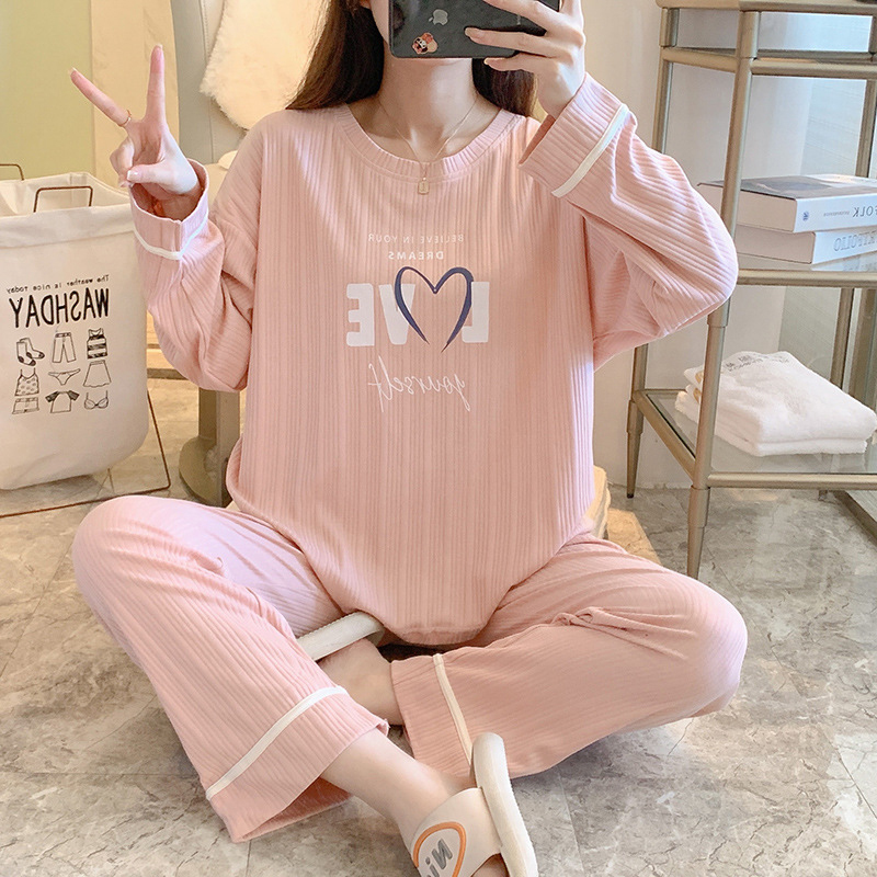 Women's Sleepwear womens Pajamas Set Autumn Winter Thicken Cotton Pyjamas Women Cartoon Pijama Pattern Pajamas Set Thin Pijama Mujer Sleepwear 23