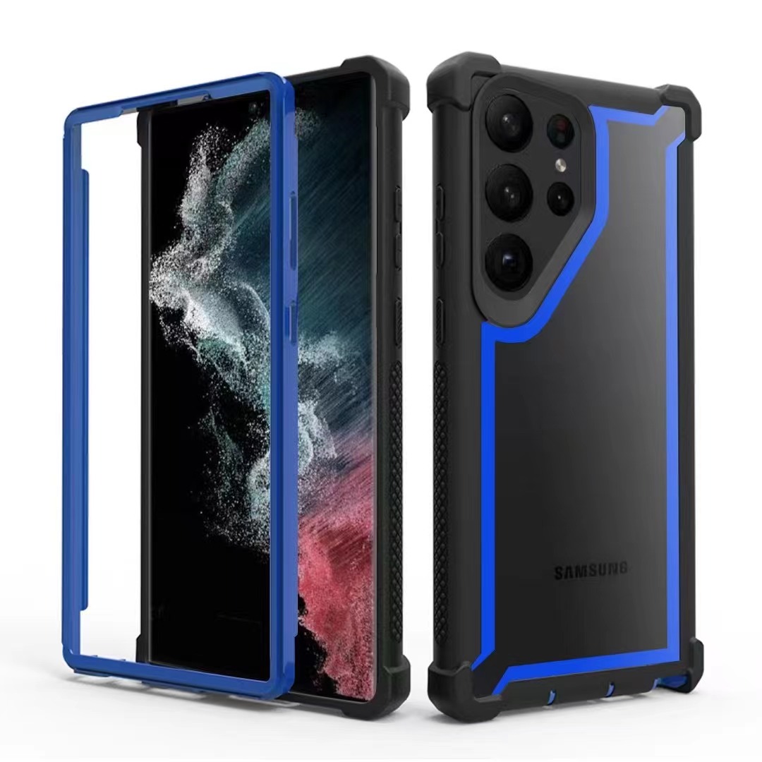 Clear Bumper case For Samsung A04S A04E A14 A24 A34 A54 Hybrid Combo crystal hard Cover fashion style, Black
Clear Bumper case For Samsung A04S A04E A14 A24 A34 A54 Hybrid Combo crystal hard Cover fashion style, Black